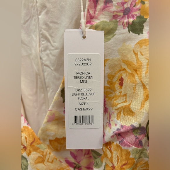 NWT Ever New Monica Tiered Linen Mini - Picture 4 of 5